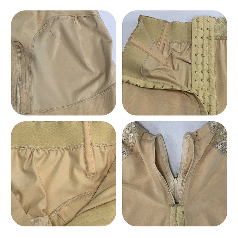 Shapewear-Shorts mit Stahlstäbchen aus Spitze