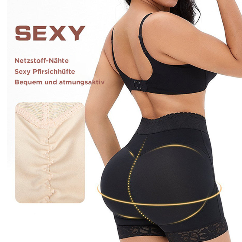 Shapewear-Shorts mit Stahlstäbchen aus Spitze