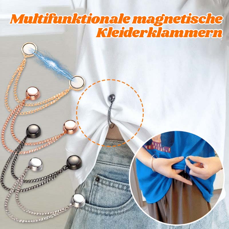 Multifunktionale magnetische Kleidungsclips