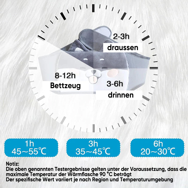 🔥Nachfüllbarer Wärmflaschengürtel aus Plüsch