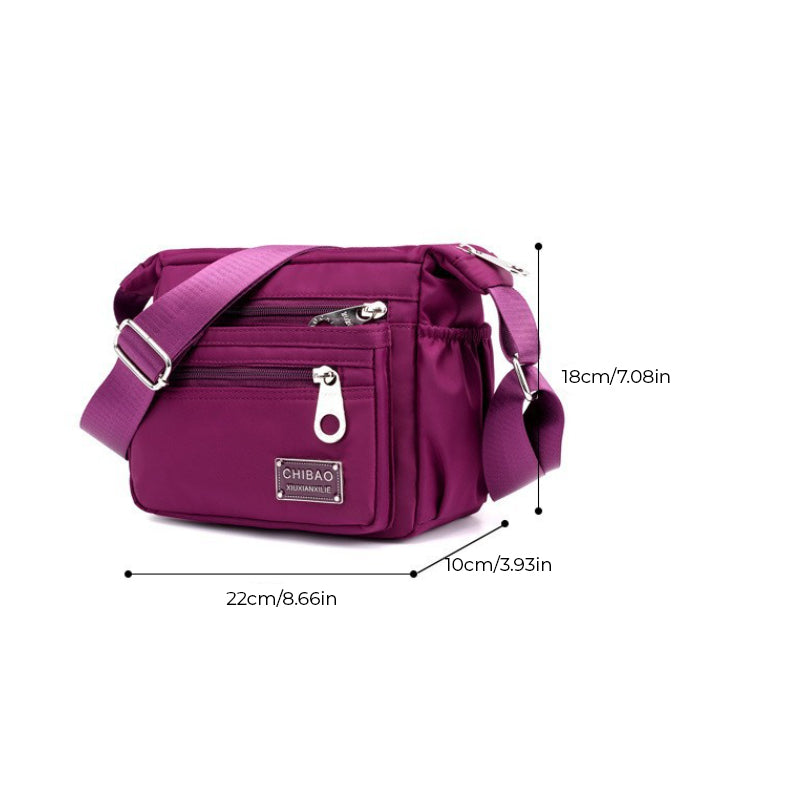 Vielseitige Crossbody-Tasche aus Nylongewebe