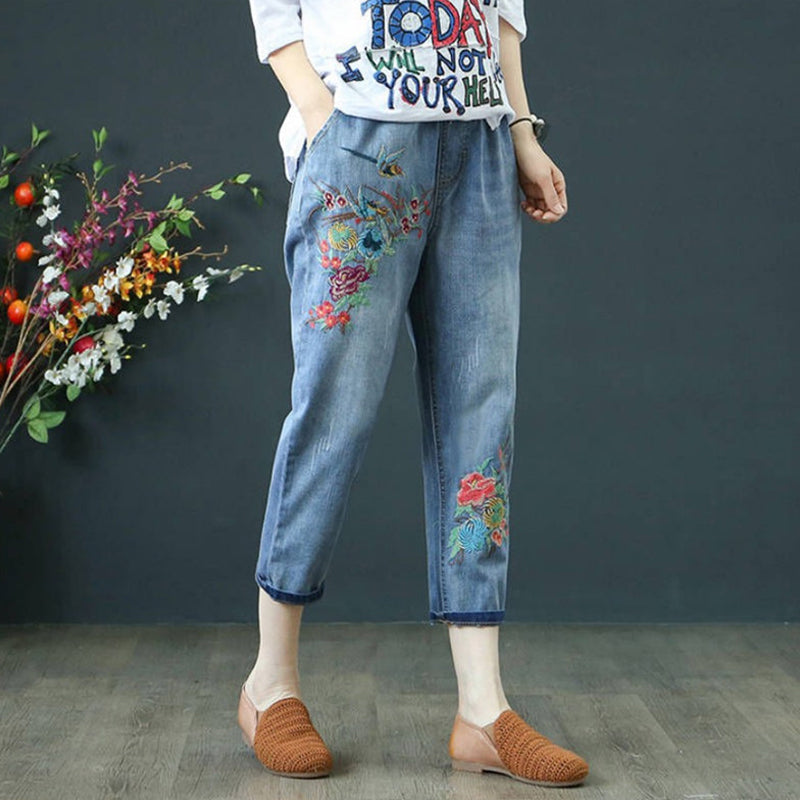 Lässige Retro-Jeans für Damen