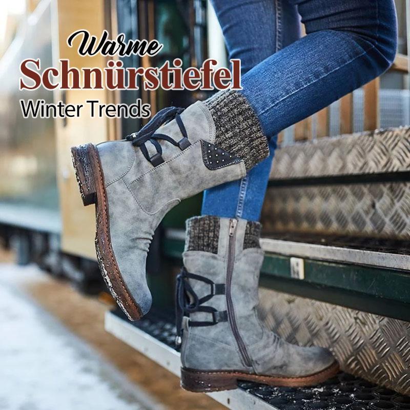 Warme Schnürstiefel