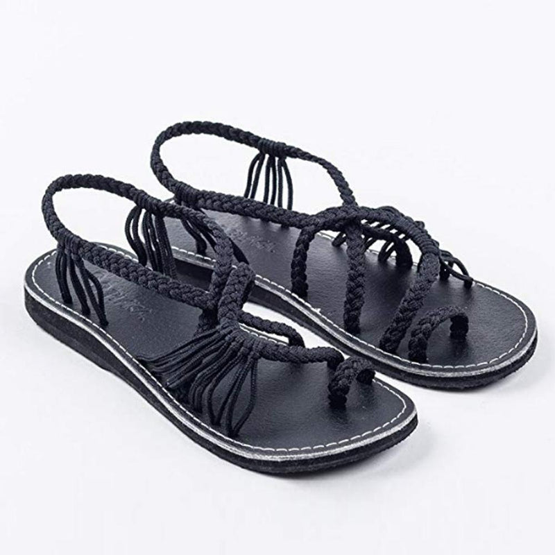 Flip Flops Kreuzband Geflochtene Sandalen