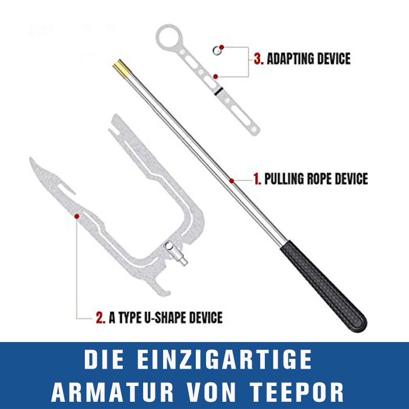 Multifunktionaler Haken-Teleskop-Einfädler