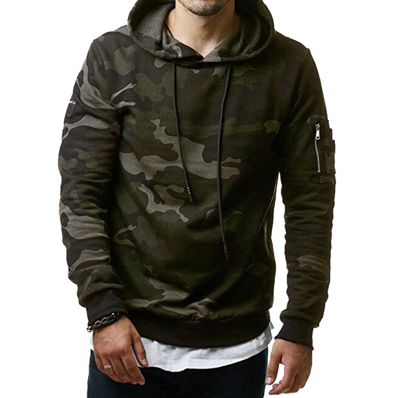 Stylischer Hoodie mit Tarnung-Print